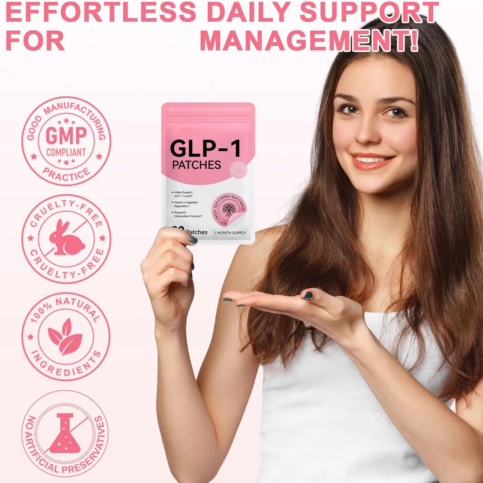 GLP-1 PATCHES – Routine Minceur & Équilibre Métabolique (30 patchs / 1 mois)
