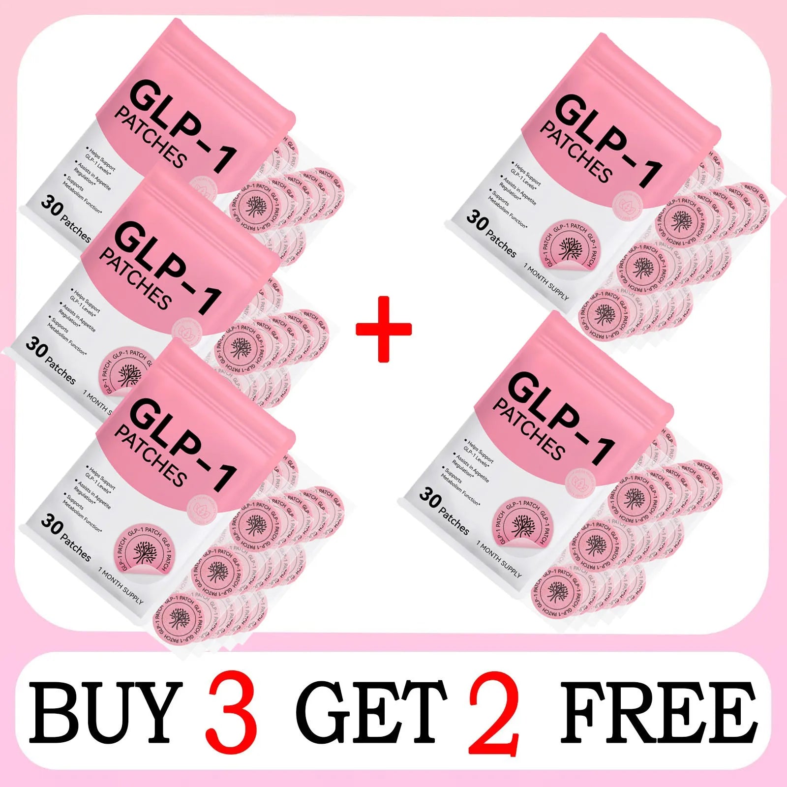 GLP-1 PATCHES – Routine Minceur & Équilibre Métabolique (30 patchs / 1 mois)