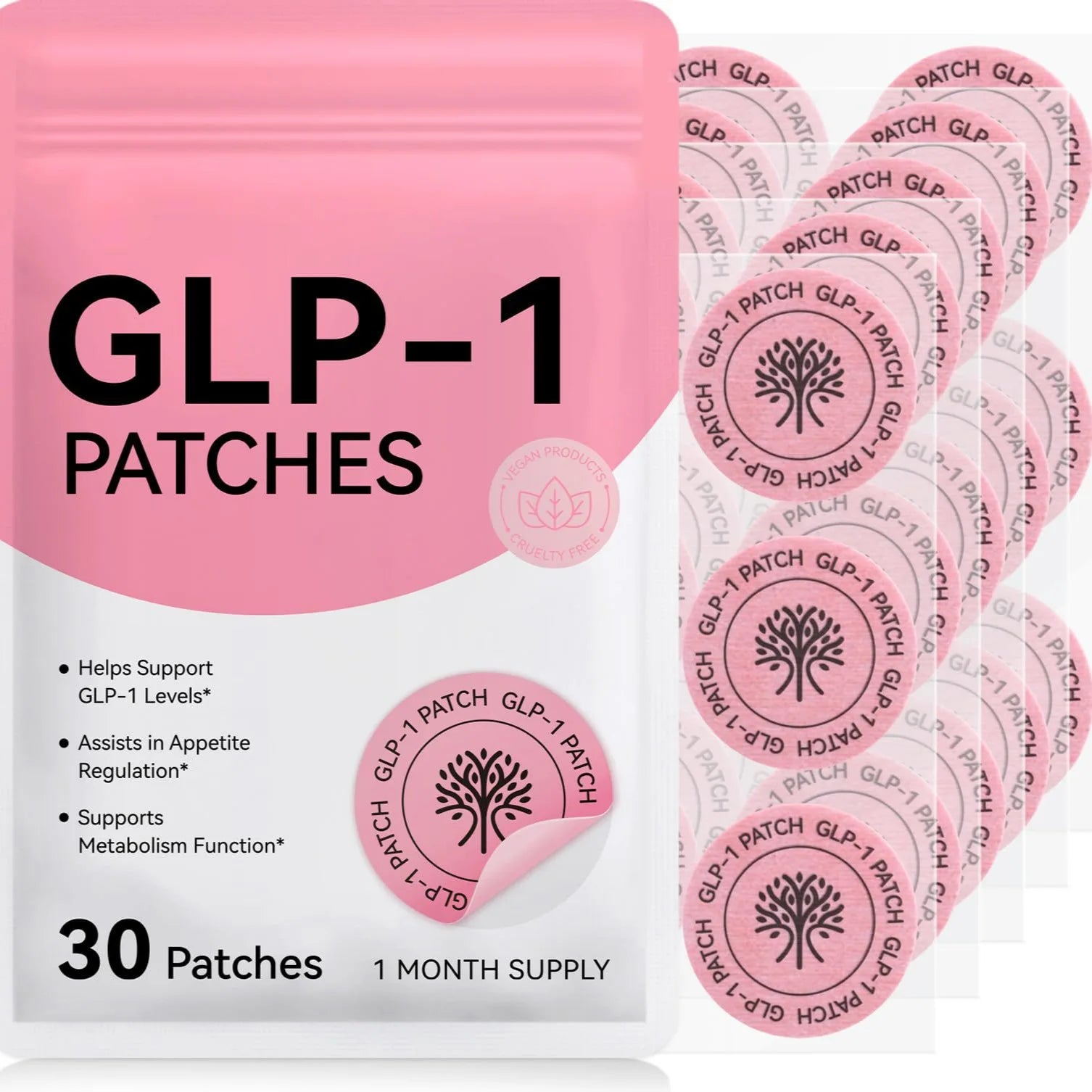 GLP-1 PATCHES – Routine Minceur & Équilibre Métabolique (30 patchs / 1 mois)